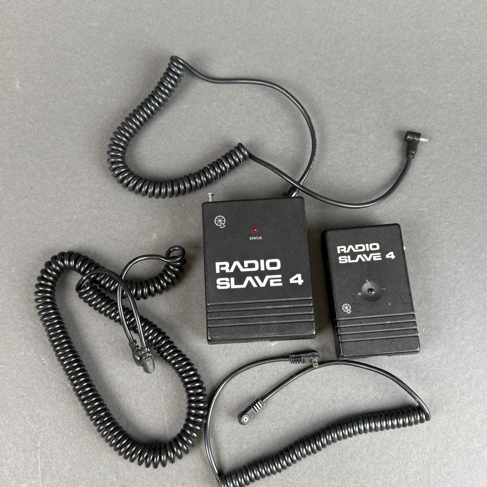 Quantum Radio Slave 4 Wireless Flash Trigger Set Black Vintage